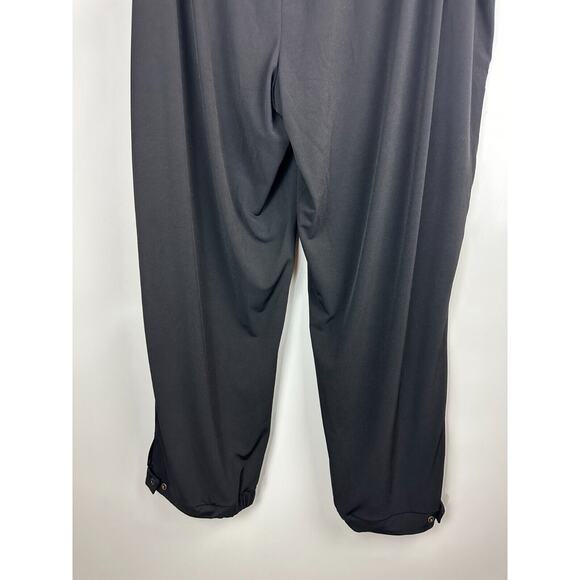 Every Day by Susan Graver Regular Liquid Knit Jogger Black Women's Plus Size 3X - Picture 9 of 12